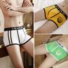 Roupas íntimas masculinas de algodão estilo coreano Boxers esportes personalizado cintura média Boxer moda verão macio e confortável Boxer calças