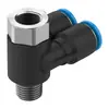 Conector Distribuidor de Ar Composto Oco FESTO QSYTF-G1/4-8 Conector Divisor de Fonte de Ar Genuíno