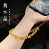 Cadena para Teléfono de Piedra Triturada de Cristal Natural, Correa de Muñeca Corta, Colgante Anti-Pérdida para Bolsos, Venta al por Mayor