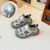 Tênis Esportivo de Malha para Meninos 2025 Primavera e Verão Novo Infantil de Solado Macio Bebê Sapatos de Praia ao Ar Livre Respirável Casual Moderno