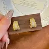 Brincos C-Shaped com Zircônia Pesada Céu Estrelado Cintilante para Mulheres, Luxo Acessível Exquisito, Brincos Geométricos Versáteis de Alta Qualidade Personalizados