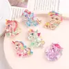 Accesorios de resina de dibujos animados para manualidades joyería transfronteriza destello fino accesorio de pinza para el pelo de crema de caballo único funda de teléfono móvil hebilla de zapato
