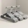 Colgador de plástico grueso con recubrimiento nuevo estilo extra grueso para adultos plástico con recubrimiento antideslizante sin marcas colgador de ropa colgador de ropa para niños