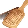 Peine de Cojín de Aire para Masaje de Meridianos del Cuero Cabelludo, Peine de Madera para Mujeres, Logo Personalizable, Peine para Cabello Largo y Rizado, Peine de Paleta Grande, Venta al por Mayor de Peines de Cojín de Aire
