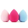 4*6 esencia A Un producto borla de maquillaje sin látex forma de gota de agua calabaza corte oblicuo borla de maquillaje borla para lavar la cara algodón de maquillaje huevo de belleza doble uso húmedo y seco