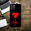 Para iPhone 15 e comércio exterior linhas minimalistas amantes de duas mãos capa de celular amor