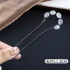 Horquilla China en Forma de U Súper de Hada, Nueva Horquilla Doble de Perlas en Forma de U Estilo Chino, Accesorio para el Cabello Hanfu Estilo Antiguo, Horquilla Simple y de Alta Gama para Mujeres