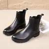 Sapatos de Chuva Chelsea da Moda Transfronteiriços Femininos Estilo Coreano Versátil Calçados Aquáticos Sola Macia Confortável Antiderrapante Sapatos de Borracha para Cozinha Femininos
