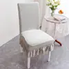 Funda de silla universal para cuatro estaciones para uso en el hogar, respaldo antideslizante todo en uno, funda de silla de comedor integrada, elástica y engrosada