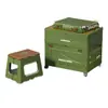 Caja de Almacenamiento Plegable Multifuncional para Camping al Aire Libre, Gran Capacidad, Plegable, Impermeable, Juego de Mesa y Sillas de Camping, Caja de Almacenamiento