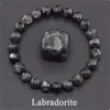 Pulsera Popular Transfronteriza Temu Xiyin Tk con Cuentas Hecha de Aventurina Verde Ojo de Tigre Pulsera Elástica Hecha a Mano