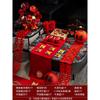 Decoração de Quarto de Casamento Decoração de Mesa de Centro Enfeites para Sala de Estar Novo Estilo Chinês Conjunto de Chá para Casamento Banquete de Noivado Decoração de Casamento