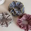 Diadema de tela a cuadros rosa para niña, Cuerda para moño de tamaño mediano, Accesorio para el cabello fresco y simple de nuevo estilo