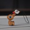 Chaveiro Pingente de Veado de Sândalo Yiming Xianyuan Pingente de Celular Corrente de Pingente de Chave para Casal Masculino e Feminino DIY