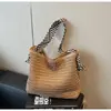 Bolsa de Playa de Paja Tejida de Gran Capacidad Nueva Colección Primavera 2026 para Mujer, Bolso de Hombro, Bolso Tote para Viajes