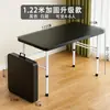 Mesa plegable para exteriores, puesto portátil, mesa de puesto, mesa rectangular simple para el hogar, estudio, mesa y silla, mesa de comedor, mesa larga