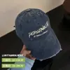 Gorra de Béisbol Estilo Coreano para Mujer, Oversize y Visera Profunda, Circunferencia de Cabeza Grande, Hace que la Cara Parezca Más Pequeña, Sombrero Bordado Vintage para Hombre