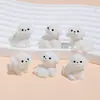 Nueva Decoración de Coche de Cachorro Bichón Frisé Mini, Manualidades Súper Lindas de Resina Regalo, Accesorio para Llavero DIY