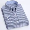 Camisa Oxford Delgada de Algodón para Primavera y Otoño, Cardigan Cuadros Casual Juvenil, Camisa de Patchwork Cuadrada de Color Sólido