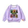 Plantas vs.. Roupas de Zumbi Camiseta de Manga Longa Meninos Outono Inverno Plus Veludo Solta Infantil Desenho Animado Jogo Tendência Moletom
