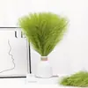 Decoración para el Hogar y Bodas con Caña Artificial y Hierba de Pampa de Amazon Transfronterizo Plantas Verdes Artificiales de Pie Caña de un Solo Tallo Venta al por Mayor