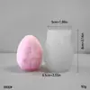 Molde de Silicona para Vela de Pascua con Forma de Huevo Decoraciones de Pascua DIY Jabón Artesanal Molde para Hornear Chocolate
