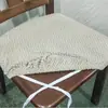Funda de Silla Cuidadosamente Seleccionada, Universal para Todas las Estaciones, Color Puro, Estilo Nuevo Simple, Funda Gruesa para Cojín de Taburete, Elástica para Uso en Casa