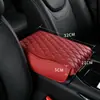 Bolsa de Almacenamiento para Caja de Reposabrazos de Coche, Caja de Pañuelos para Coche, Almohadilla Elevadora de Altura Central para Codo, Multifuncional Tres en Uno Antideslizante