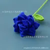 Rosas Tejidas de Hilo Transfronterizas para San Valentín y el Día de la Madre, Flores Artificiales Decorativas de Alta Calidad, Rosas Puntiagudas Hechas a Crochet a Mano