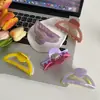 Clip de Color Crema Ins, Clip para Cabello Dulce y Versátil, Clip Grande de Tiburón, Clip para la Parte Posterior de la Cabeza, Accesorios para el Cabello, Estilo Ins