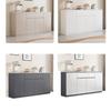 Aparador de Madera Maciza y Pizarra Montado en Pared Gabinete de Almacenamiento Integrado Gabinete de Té Simple Moderno Gabinete de Almacenamiento Gabinete de Cocina para el Hogar