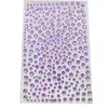 Transfronterizo 325 Gipsófila Autoadhesivo Ojo de Diamante Maquillaje de Ojos Diamante de Lágrima Esquina del Ojo Brillante Diamante Centro de la Ceja Pegatina para la Cara Pegatina de Diamante Acrílico