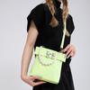 Bolsa Vertical Estilo Coreano 2024 Primavera Nova Bolsa Feminina Bonito Laço Bolsa de Ombro Elegante Casual Crossbody Bolsa