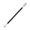Aço inoxidável de fábrica empurrador de cutícula de aço para nail art empurrador de cor empurrador de pele morta raspador de cabeça dupla ferramentas de nail art atacado