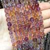 Cuentas redondas de cristal sintético multicolor de alta calidad, imitación de palomitas de maíz fantasma verde, cuentas sueltas de cristal, accesorios de joyería para bricolaje, venta al por mayor