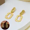 Nuevos Pendientes Hechos de Material de Cobre, Lámina de Oro Geométrica, Pendientes de Diseño Moderno y de Alta Gama, Pendientes para Mujer, Venta al por Mayor de Fabricantes
