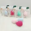 3+1 Pequeño Cojín de Aire Más Cojín de Aire Grande Combinación de Borla para Polvos Borla Esponja de Maquillaje Herramienta de Belleza Uso Húmedo y Seco