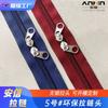 Fabricante de Yiwu No. 5 Tiradores de Cremallera Cortos de Metal Galvanizados Respetuosos con el Medio Ambiente Tirador de Cremallera Corto Tirador de Cremallera de Nylon