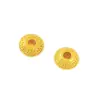 Accesorios DIY de Oro Arena de Larga Duración y Sin Decoloración, Separadores Estampados, Almohadillas Decorativas, Cuentas Separadoras, Accesorios para Pulseras, Componentes de Oro Arena