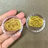 Pegatinas de Teléfono de Oro Puro Pegatinas de Teléfono de Oro de 2 mg Regalos Culturales y Creativos para Transmisiones en Vivo Pequeños Regalos para Tiendas Físicas Fuente Mayorista