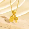 Colar Cruzado Novo Estilo Luxo Leve Esmalte Gota Diamante Cravejado Coração Futebol Flor Nicho Alto Padrão Versátil Corrente para Suéter DIY