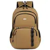 Mochila de tecido Oxford resistente à água para homens, novo design multicamadas, adequada para alunos do ensino fundamental e médio, grande capacidade, mochila de viagem durável