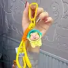 Llavero Original de Resina de Cerdo Espacial Colgante para Bolso de Teléfono Móvil Lindo Cerdo Llavero de Coche Anillo Lindo Cerdo