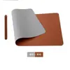 Alfombrilla de Ratón de Cuero Mantel Impermeable Pad de Escritorio Pad Grande para Portátil Pad para Teclado Esterilla de Mesa Esterilla para Mesa de Comedor