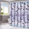 Amazon Halloween Murciélago Fantasma Cortina de Ducha para Baño Hogar Impermeable a Prueba de Moho Cortina de Ducha Cortina de Ducha para Separación de Inodoro