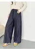 Pantalones Casuales Versátiles Adelgazantes de Estilo Coreano Sueltos para Mujer, Novedad Primavera 2026, de Cintura Alta, Rectos, Pierna Ancha, Largos, Modernos 1287