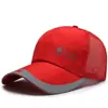 Gasa de verano red para el sol gorra de béisbol hombres exterior parasol casual red fina tela transpirable con ala grande sombrero al por mayor