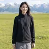 Chamarra de forro polar para mujer para otoño e invierno, cuello alto, abrigo cálido de forro polar para exteriores, capa interior, cárdigan deportivo casual, chamarra, sudadera para hombre