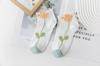 Calcetines Cortos Casuales Finos de Verano para Mujer Estudiante Lindo Japonés Versátil Blanco Fresco Calcetines al Tobillo Venta al por Mayor