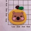 Capivara Capybara PVC Adesivo Macio Patch DIY Capinha de Celular Capinha de iPad Furo Chinelos Copo de Água Colar Acessórios